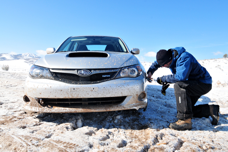 Illustration for article titled Subarus, Mud, And The Fine Art Of Sideways